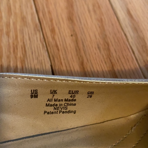 Metallic covered heel slide shoe - Picture 4 of 4